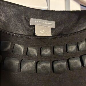 Ann Taylor Black Midi Dress